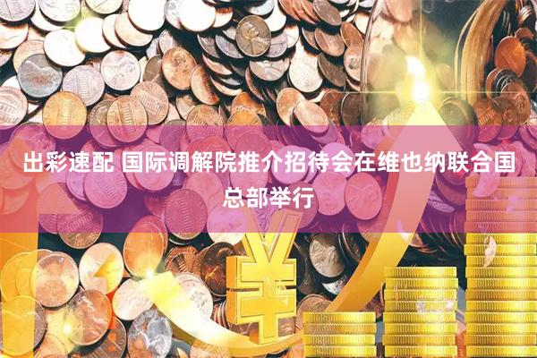 出彩速配 国际调解院推介招待会在维也纳联合国总部举行
